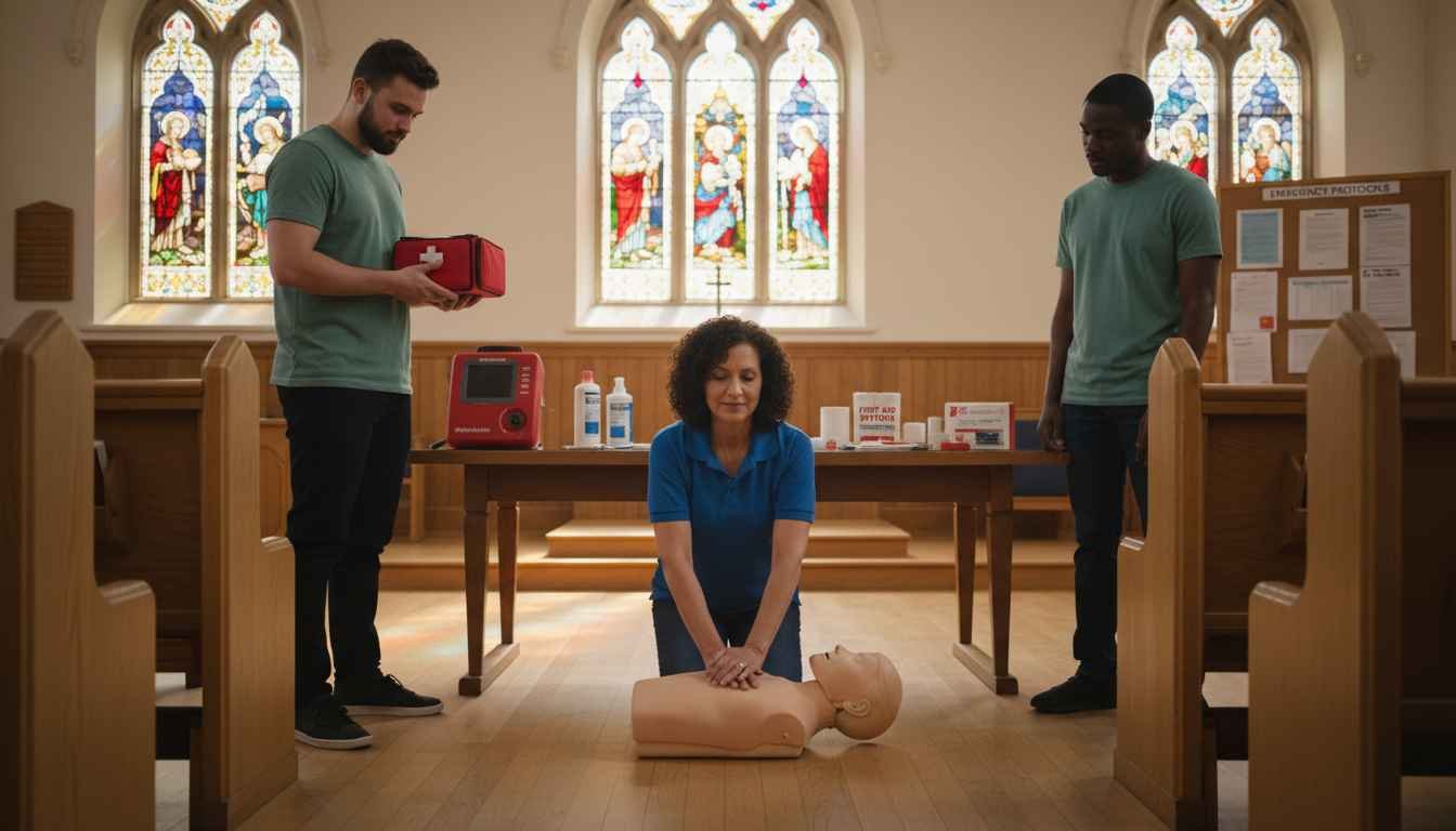 church medical emergency response plan