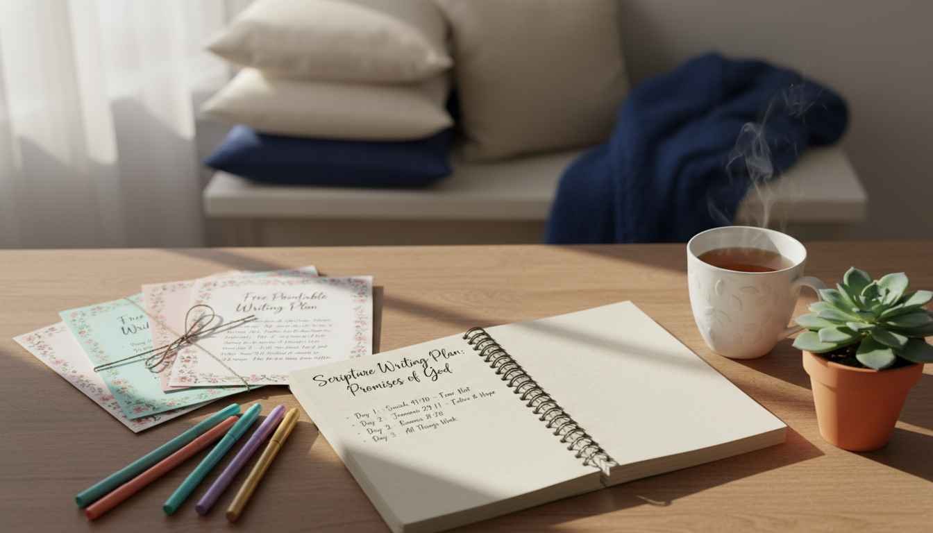 free printable scripture writing plans