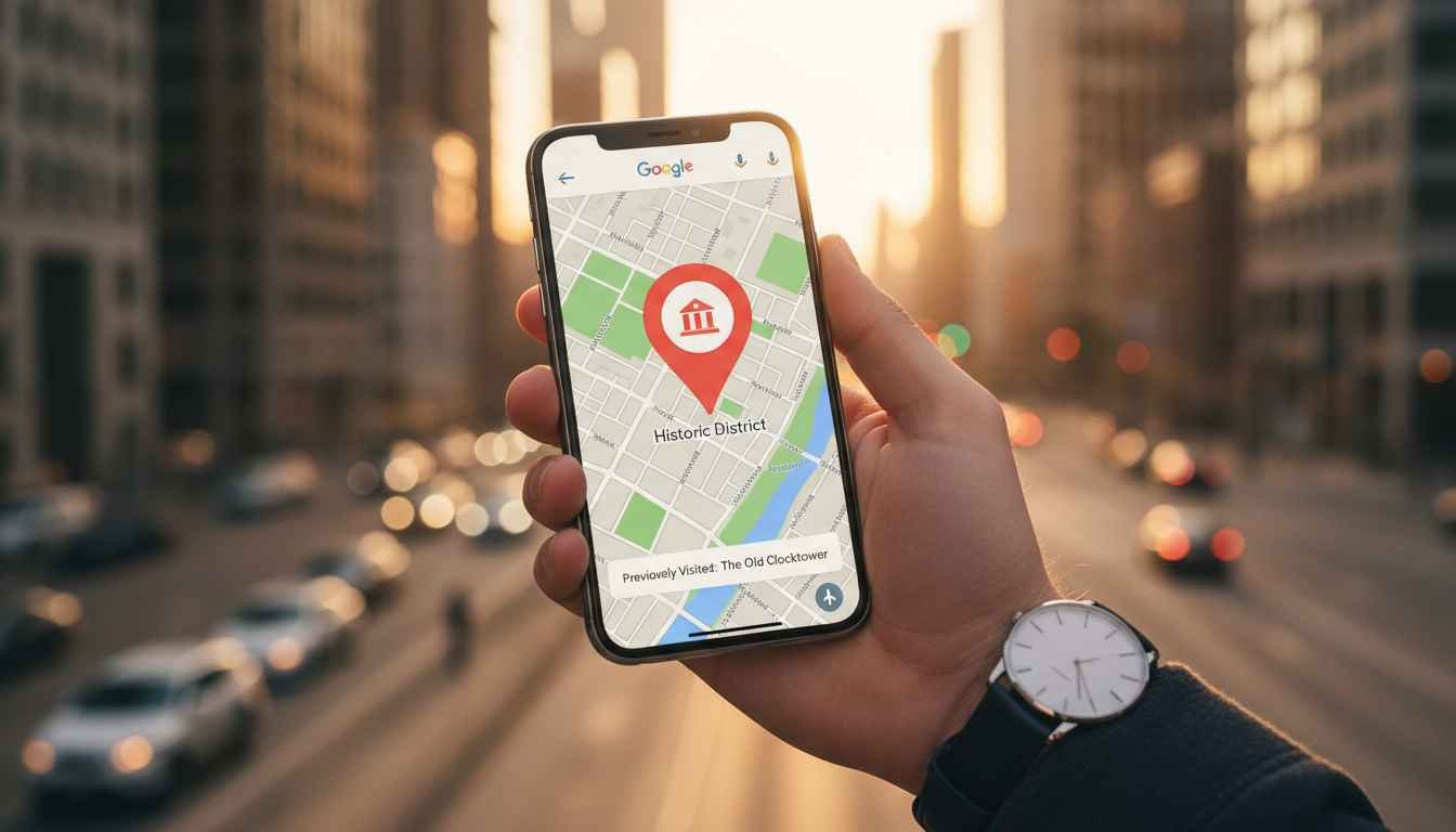 how to see places i visited on google maps